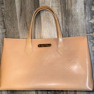 Louis Vuitton Wilshire Beige PM Top Handle Bag in Excellent Condition